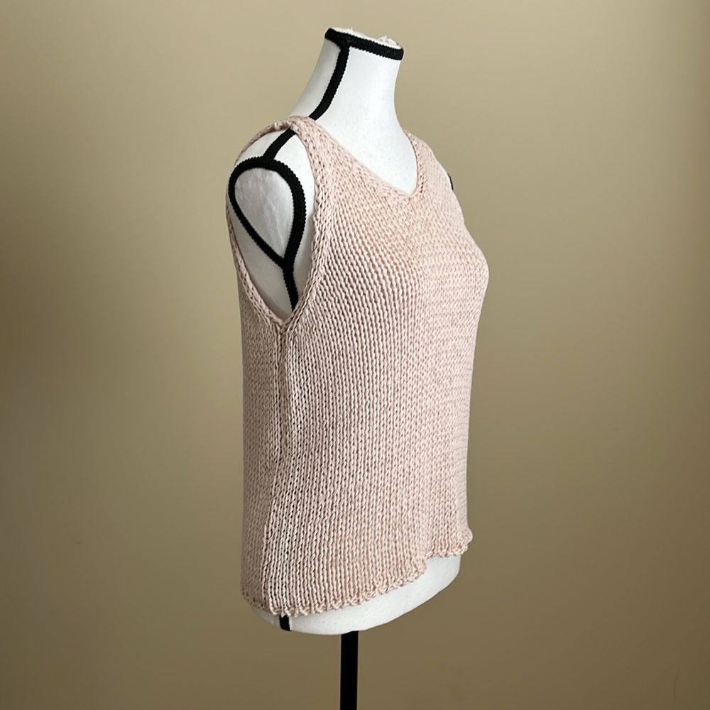 Alpha Studio - Italian Knit Sleeveless Sweater Shell - 44 IT - M - Picture 3 of 14